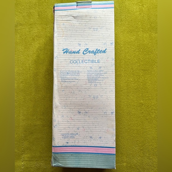 Vintage Hand Crafted Genuine Porcelain Doll with Stand - Picture 7 of 7